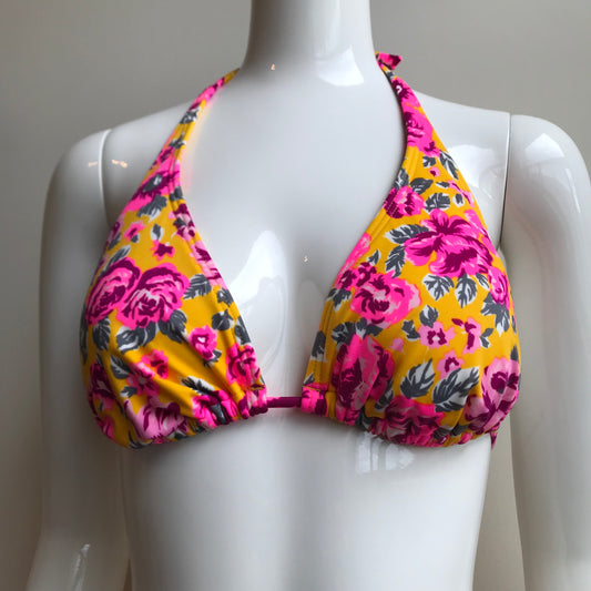 Billabong Bikini D Cup Floral printed halter low rise swimsuit