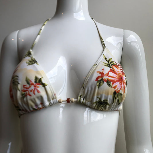 Billabong Bikini Swim Natural Floral printed triangle swimsuit