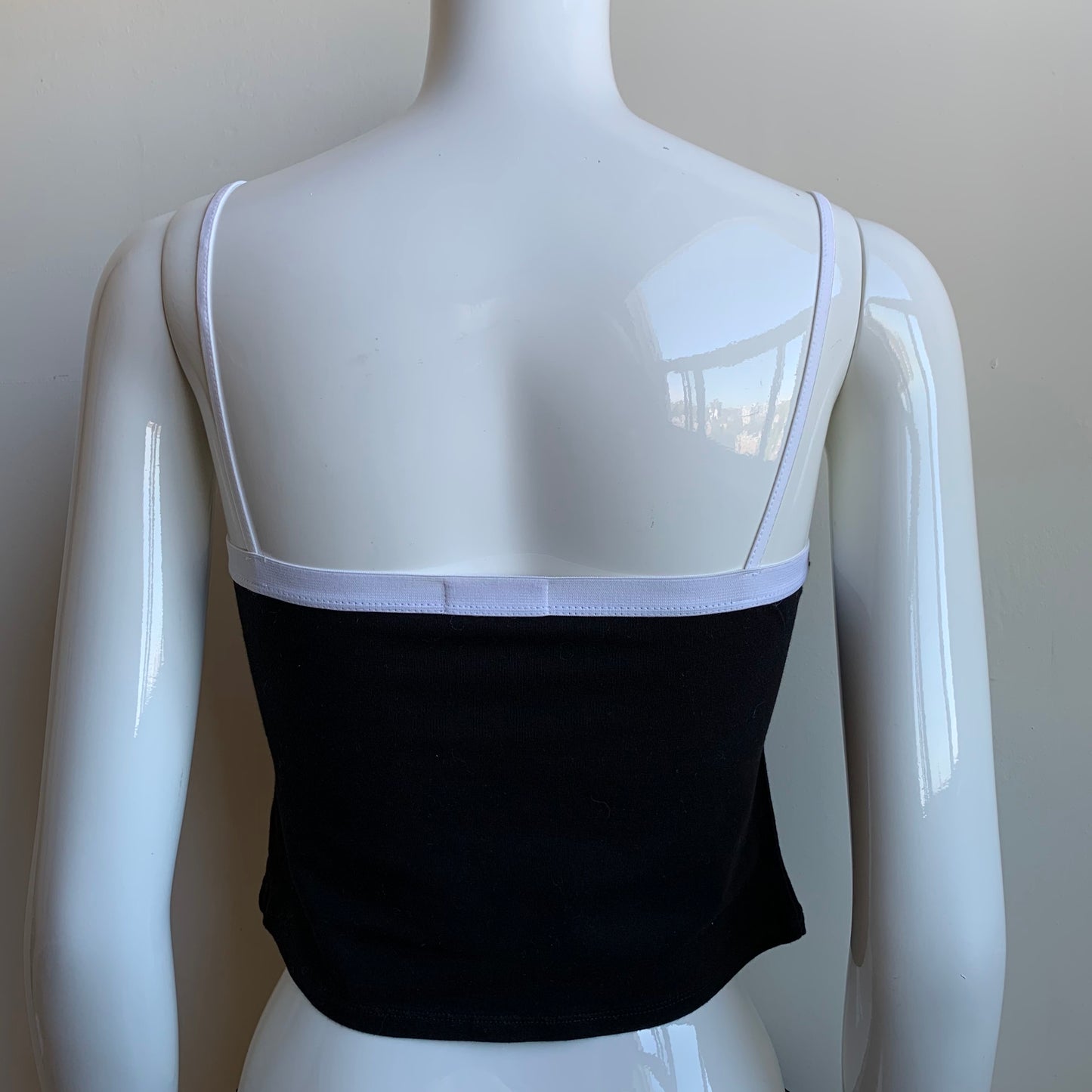 Playboy Lingerie black & white logo printed camisole cami tank top