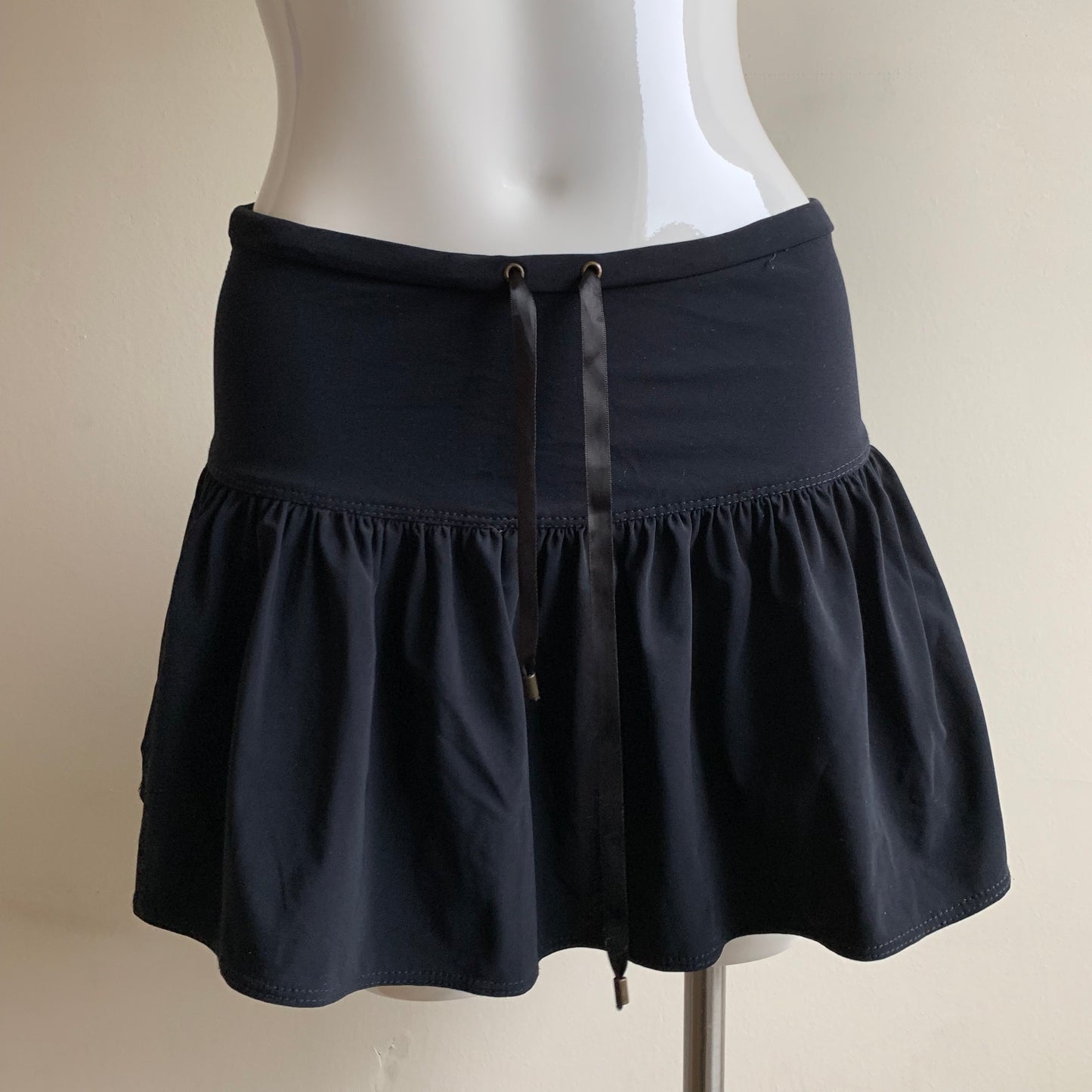 Sauvage Black "Le Mix" pull on skirt cover up swimsuit
