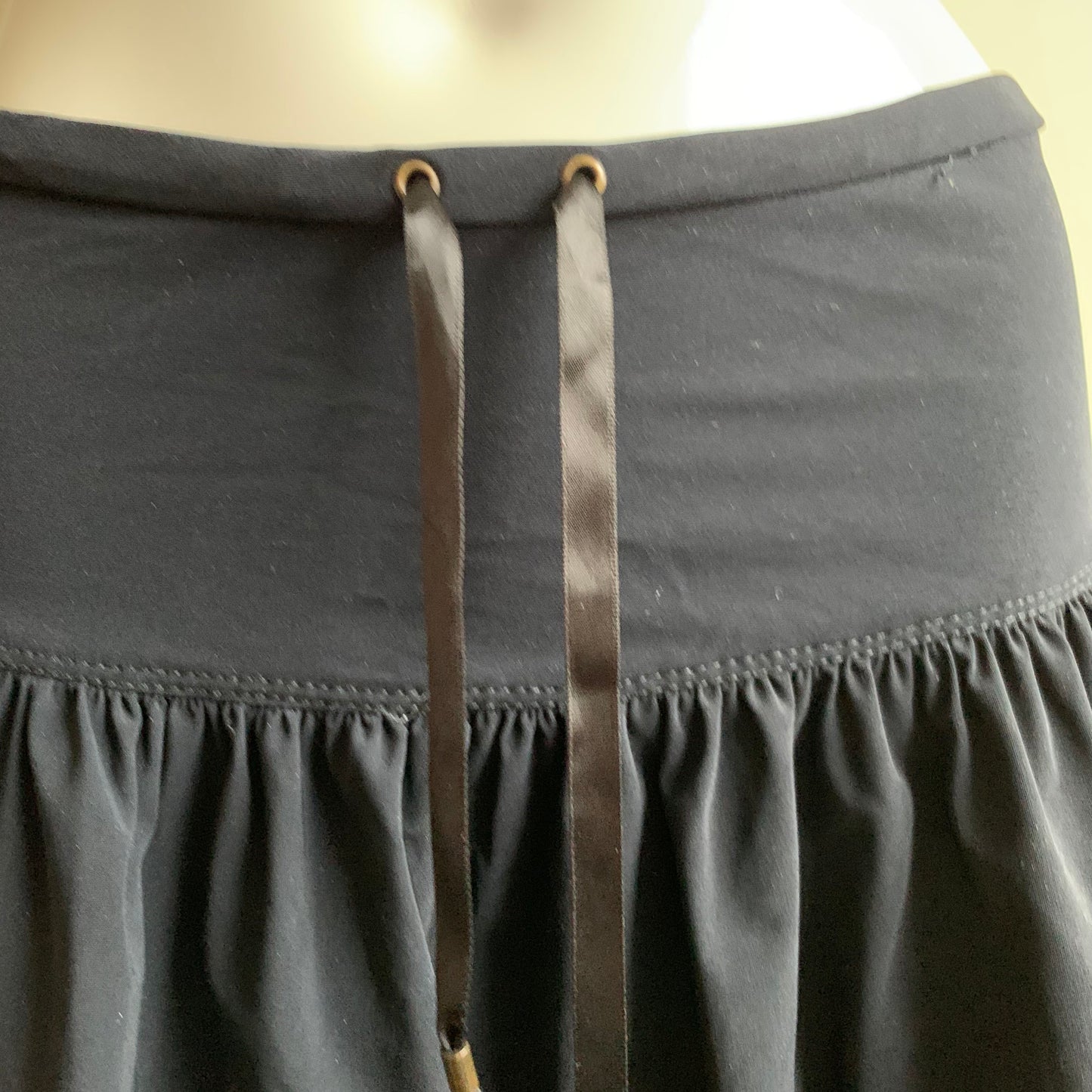 Sauvage Black "Le Mix" pull on skirt cover up swimsuit