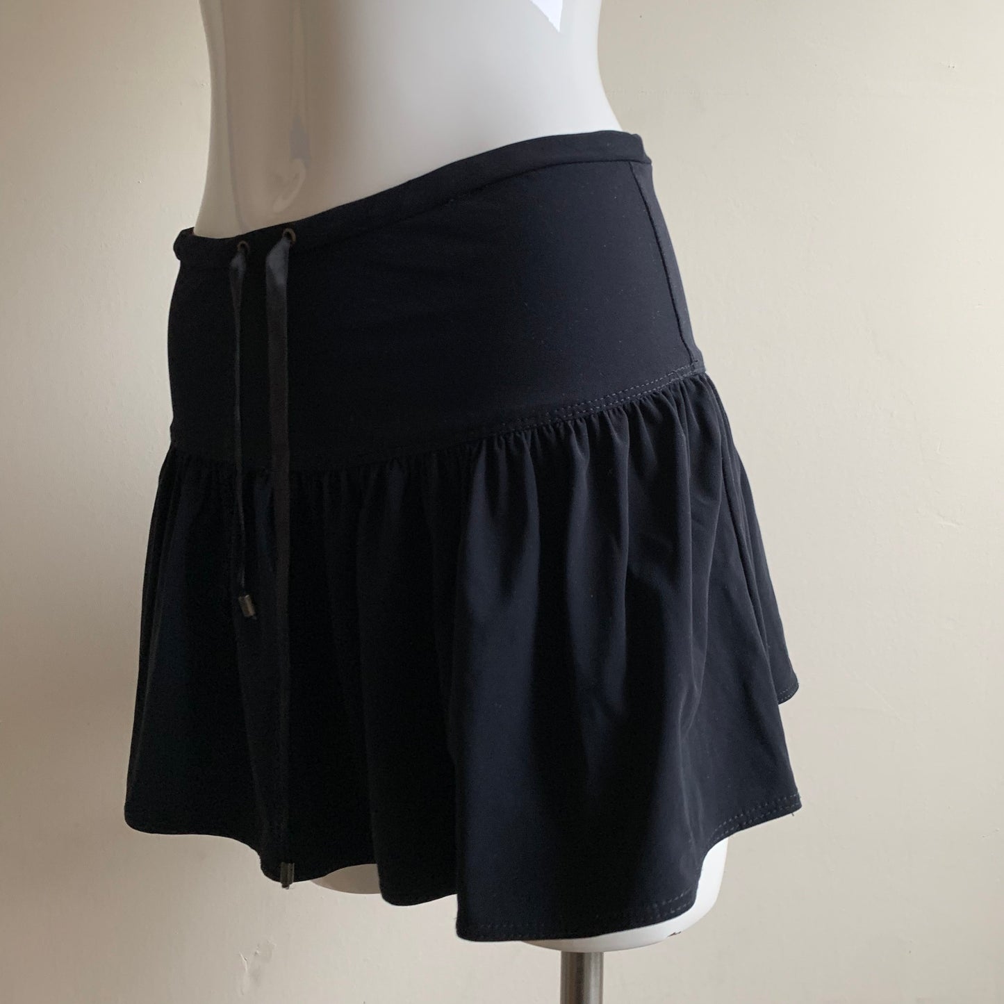 Sauvage Black "Le Mix" pull on skirt cover up swimsuit