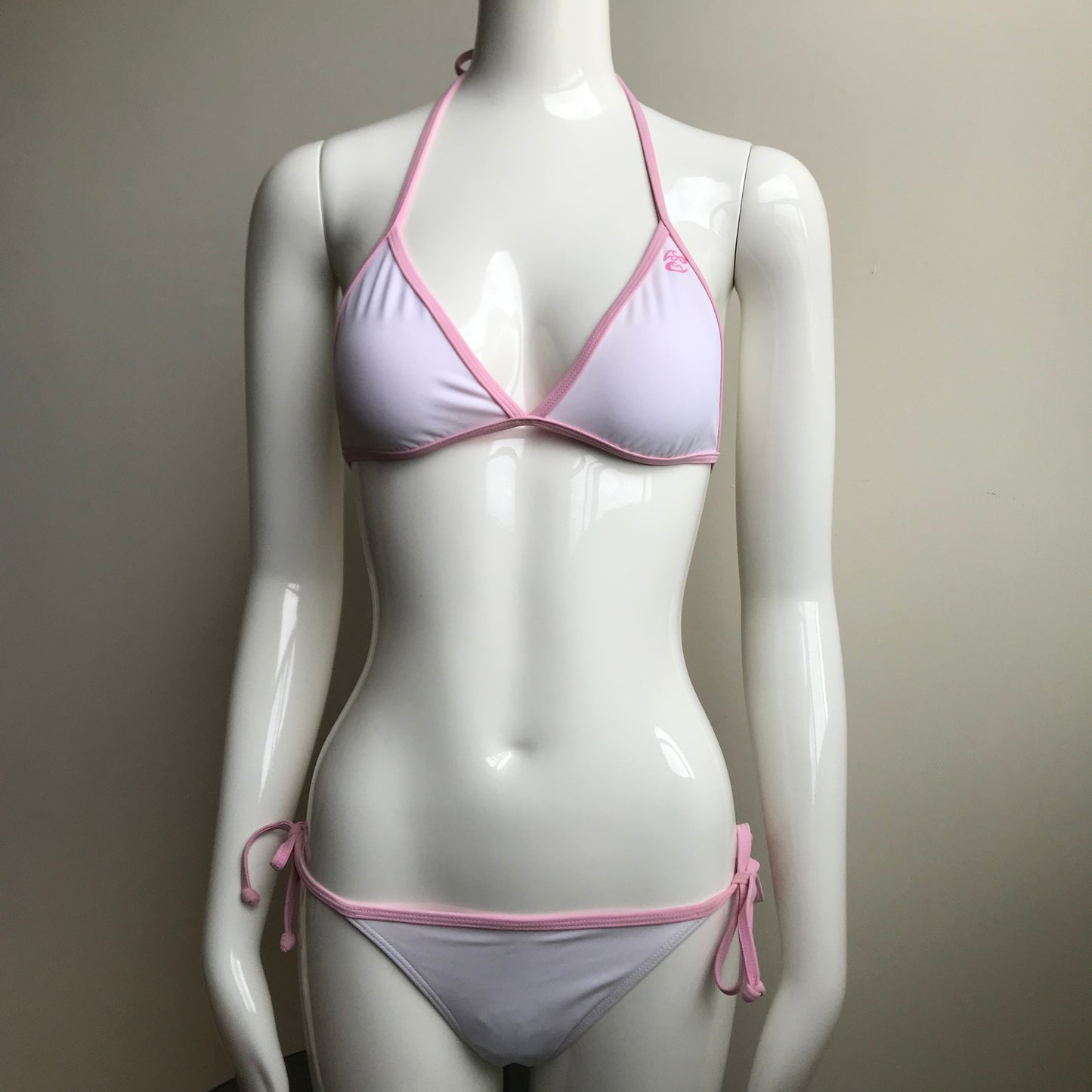 Billabong Bikini - baby pink & white Reversible Triangle top swimsuit