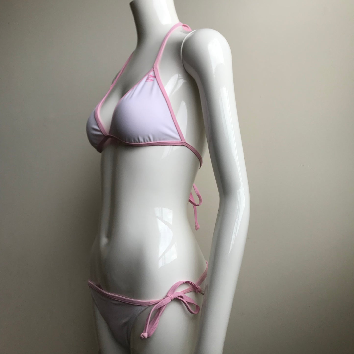 Billabong Bikini - baby pink & white Reversible Triangle top swimsuit
