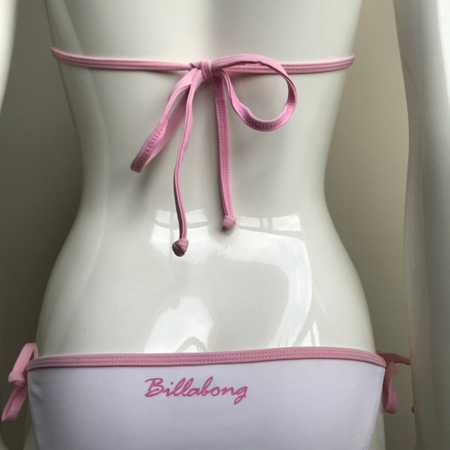Billabong Bikini - baby pink & white Reversible Triangle top swimsuit