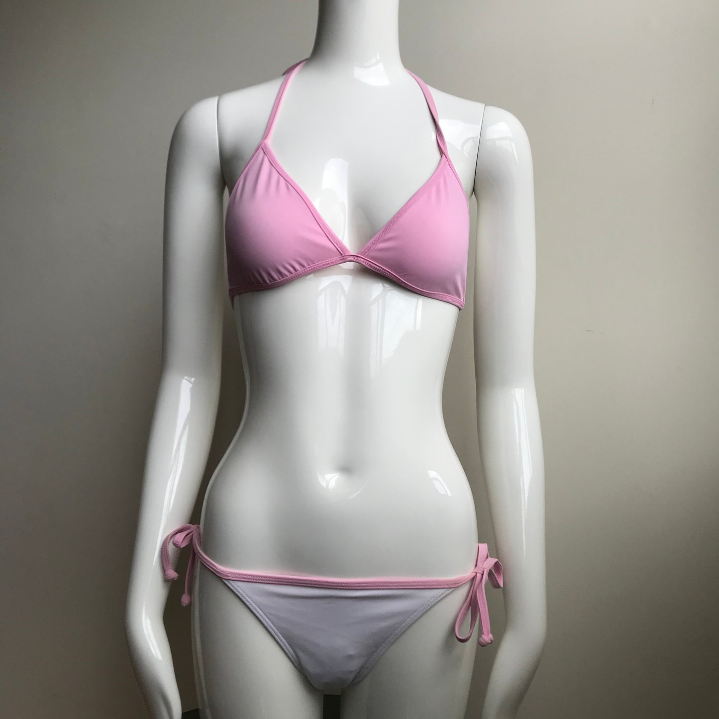 Billabong Bikini - baby pink & white Reversible Triangle top swimsuit