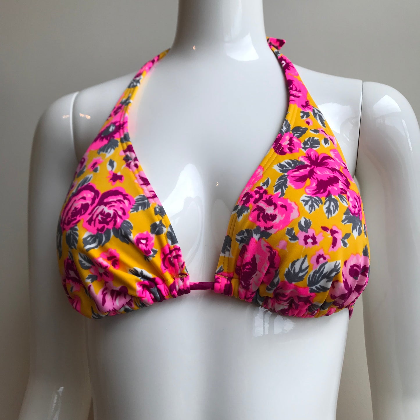 Billabong Bikini D Cup Floral printed halter low rise swimsuit