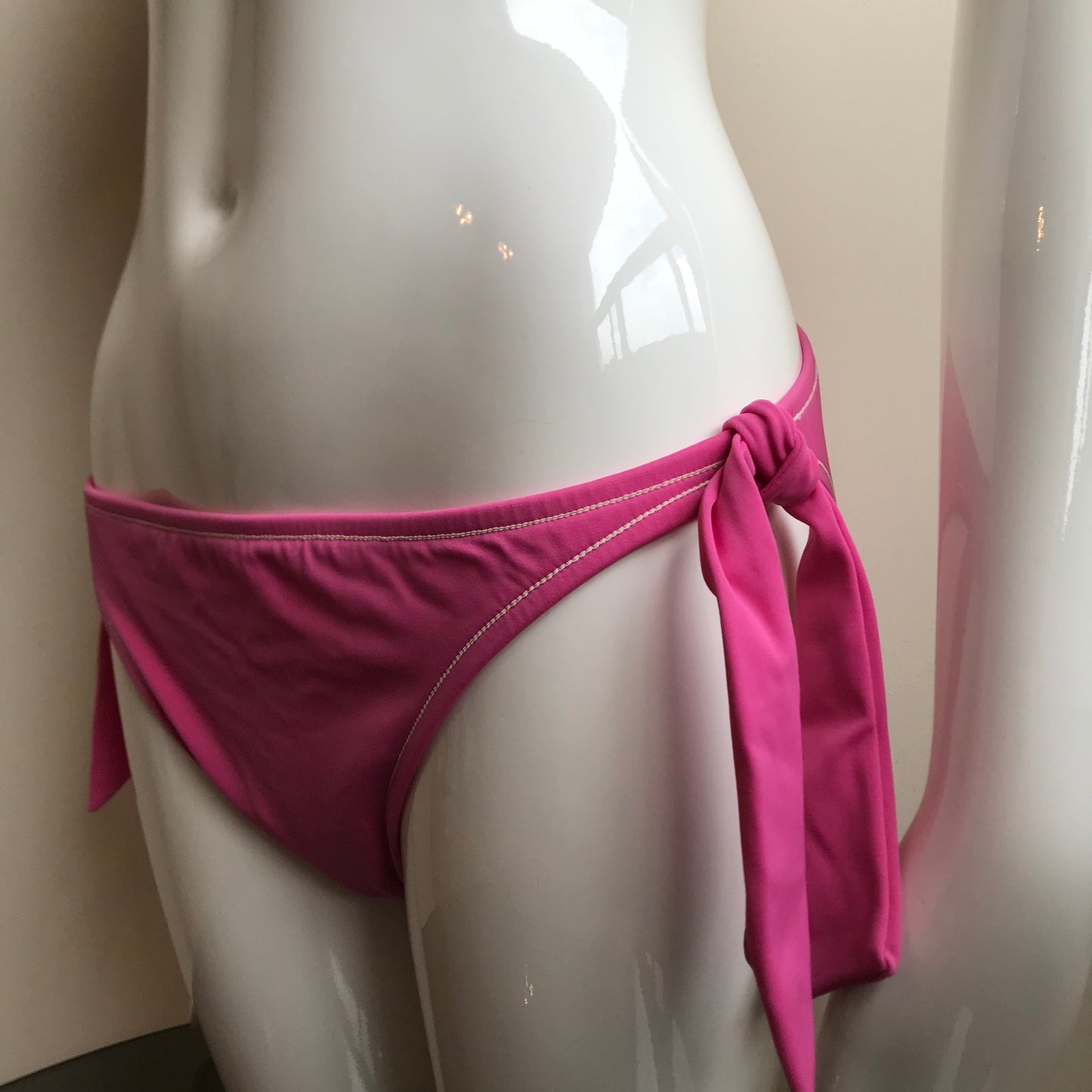 Billabong Bikini Solid Pink Halter top low rise swimsuit