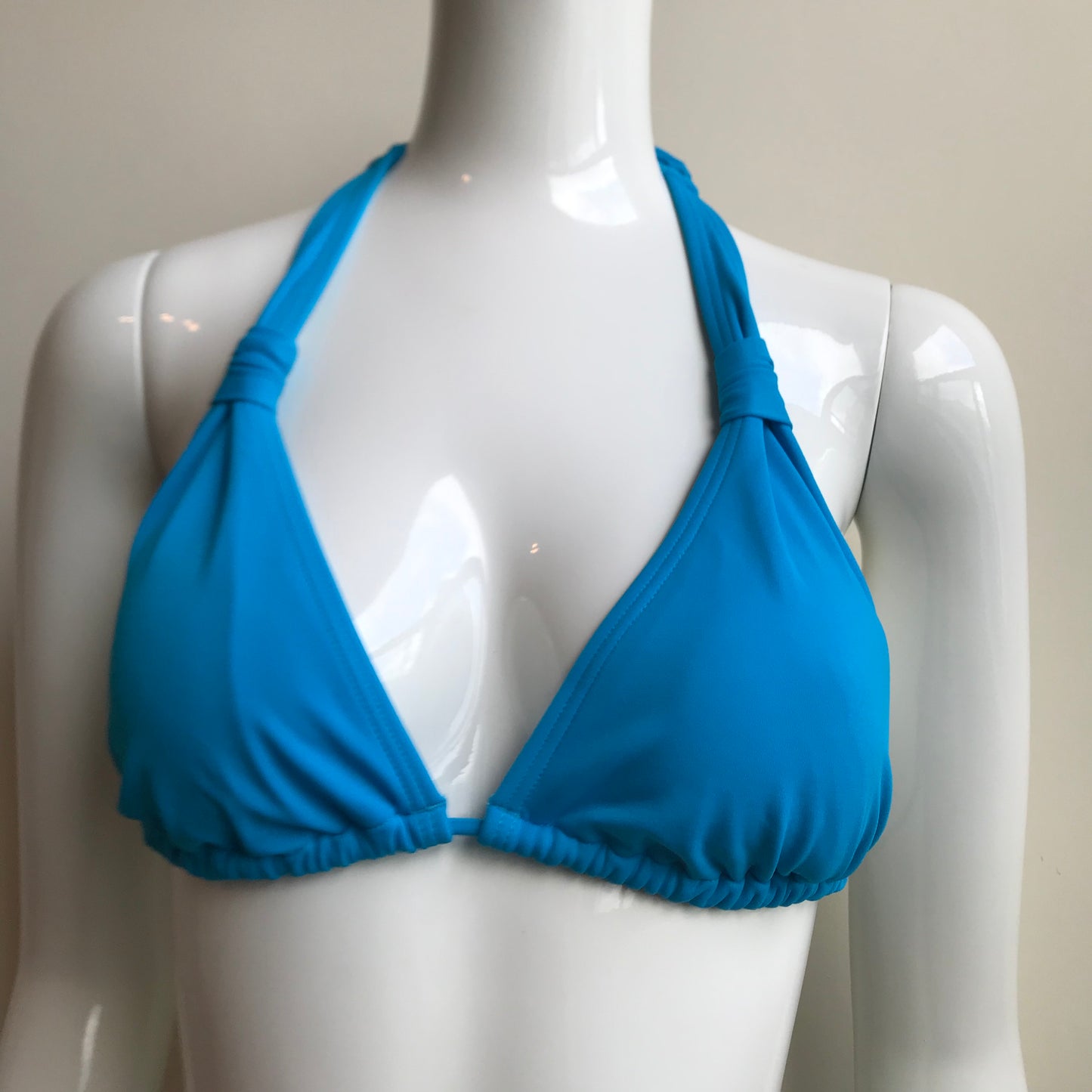 Billabong Bikini Solid Electric Blue Halter Top Low rise swimsuit