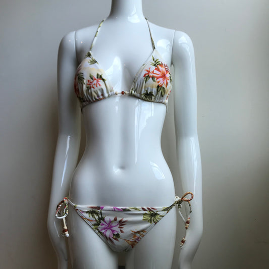 Billabong Bikini Swim Natural Floral printed triangle swimsuit