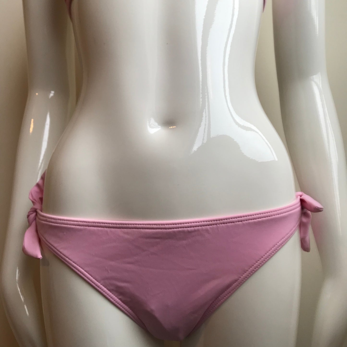 Billabong Bikini Solid Baby Light Pink Halter top low rise Swimsuit