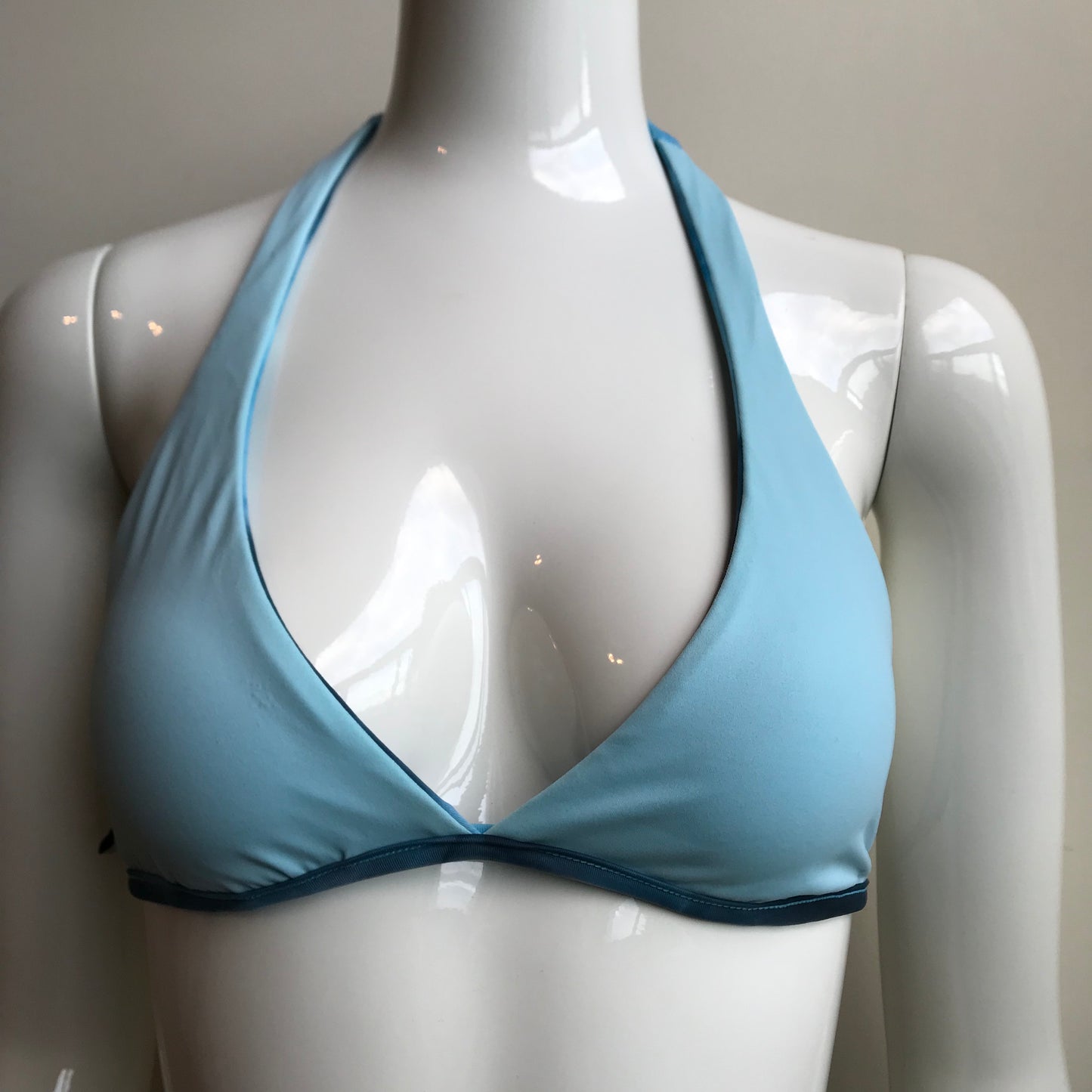 Billabong Bikini  Reversible Blue Tie Dye halter top low rise Swimsuit