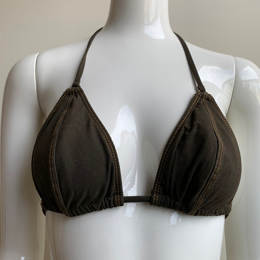 Billabong Bikini Vintage RARE bikini olive green triangle set