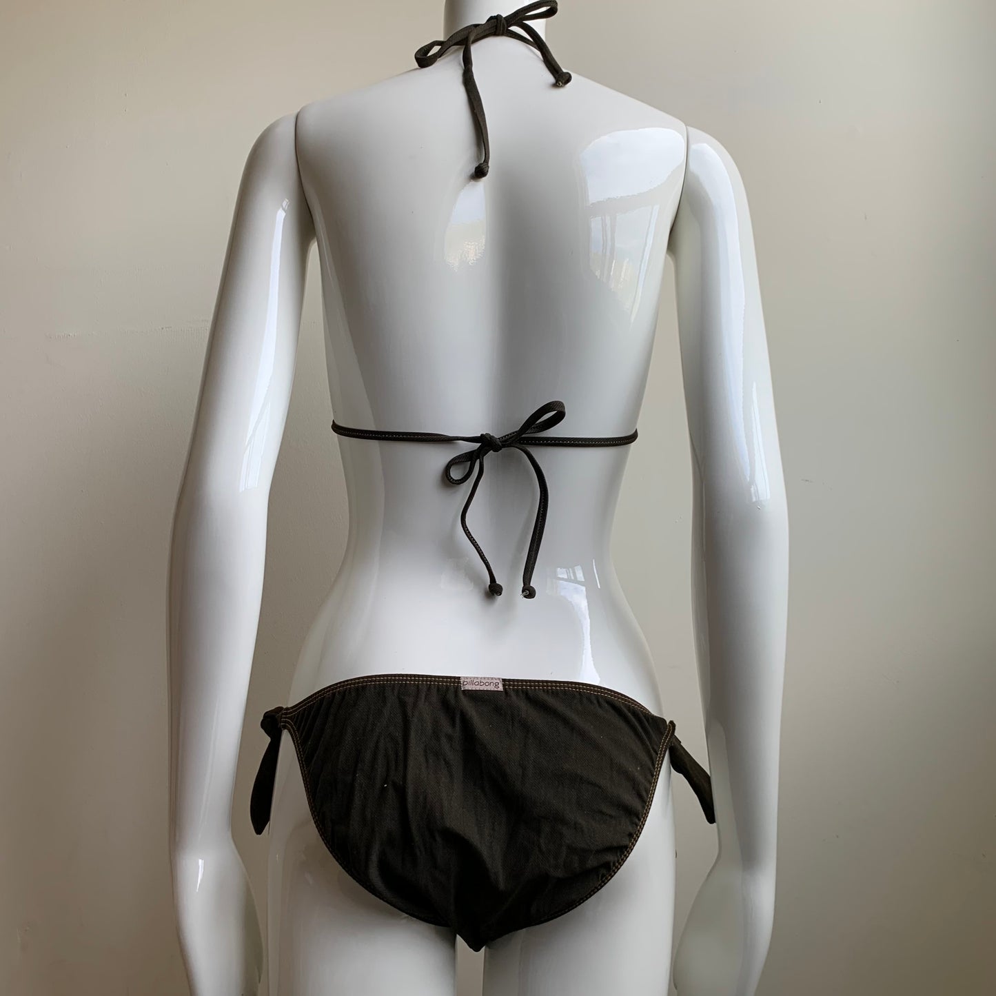 Billabong Bikini Vintage RARE bikini olive green triangle set
