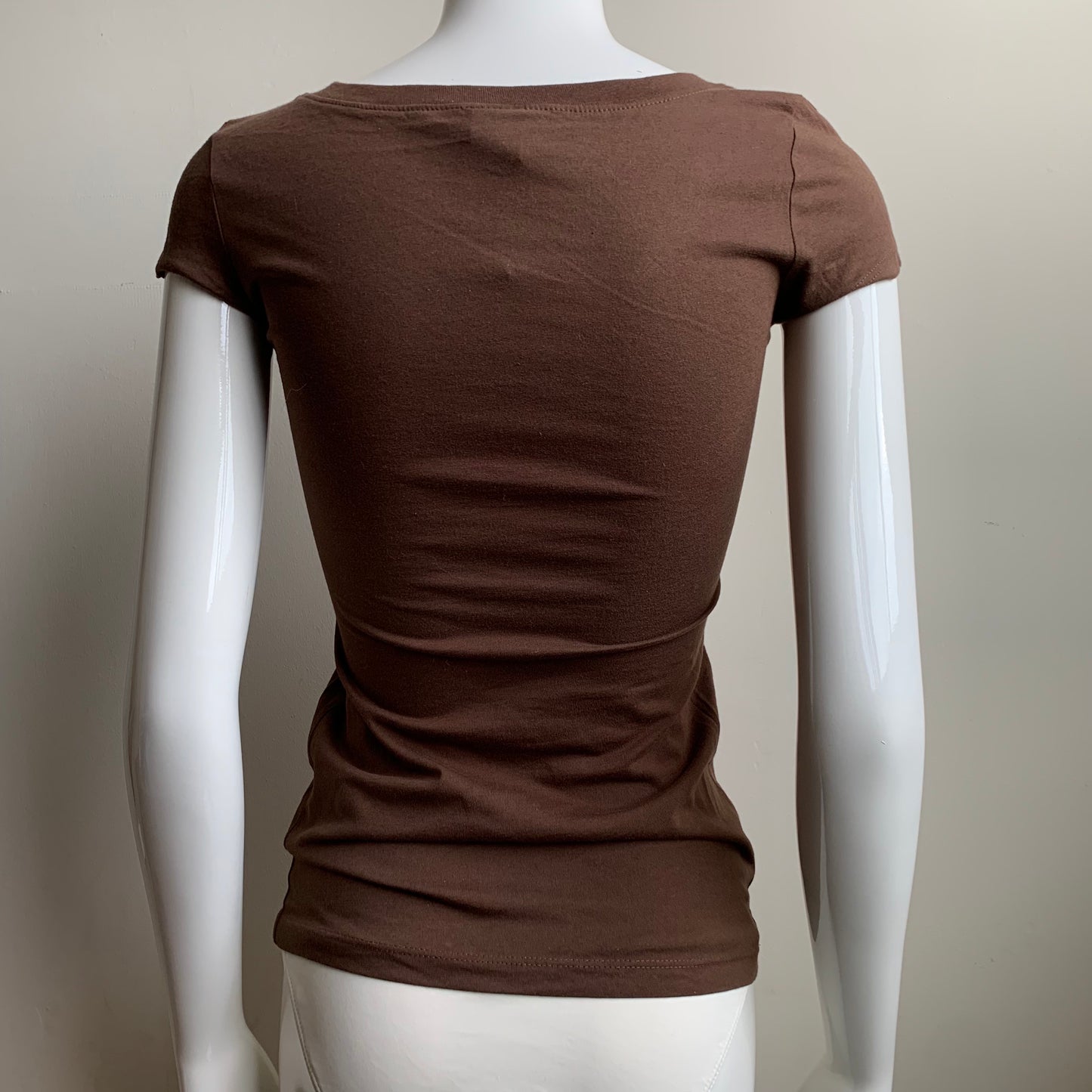 Billabong BLUE CRUSH Vintage RARE Brown embroidered logo fitted t-shirt tshirt
