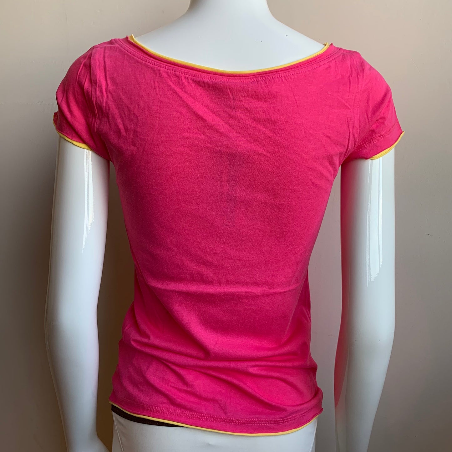 Billabong Vintage Blue Crush RARE Billabong hot pink logo fitted t-shirt tshirt