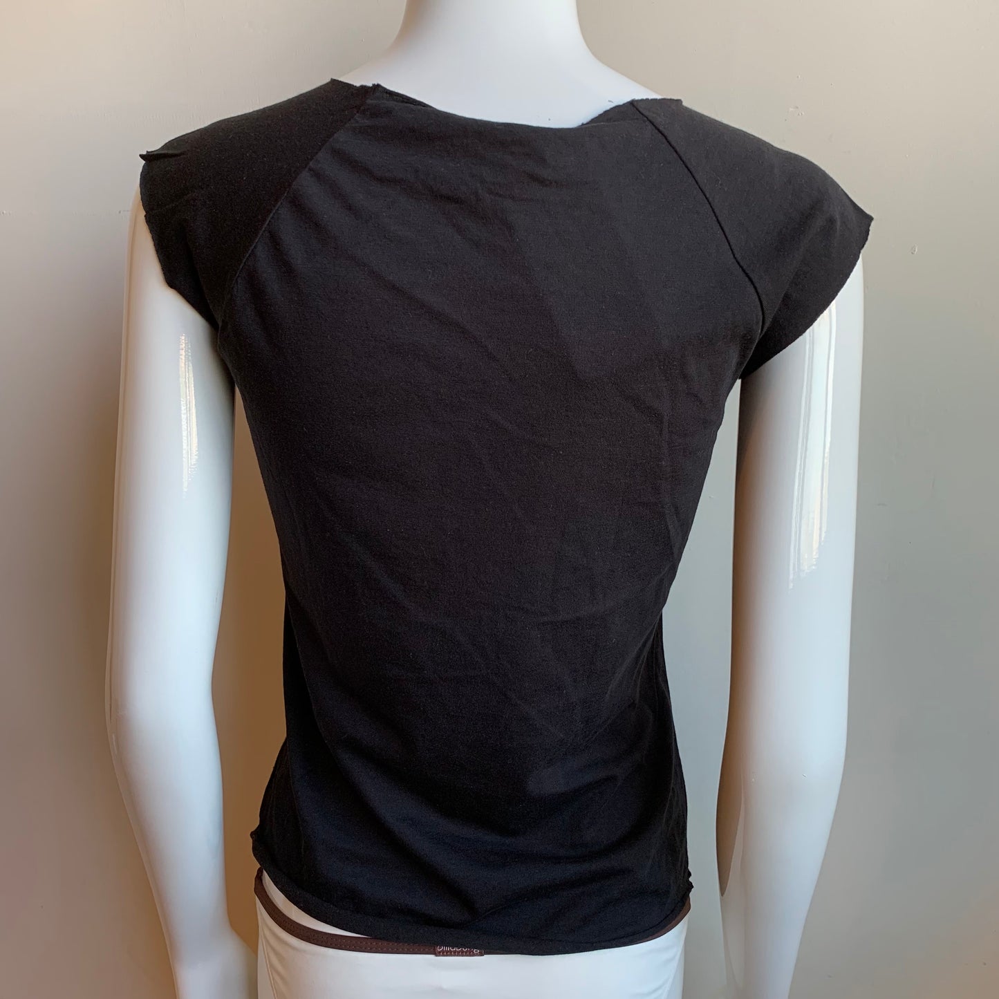 BLUE CRUSH era Vintage RARE Billabong black scenic print logo fitted t-shirt