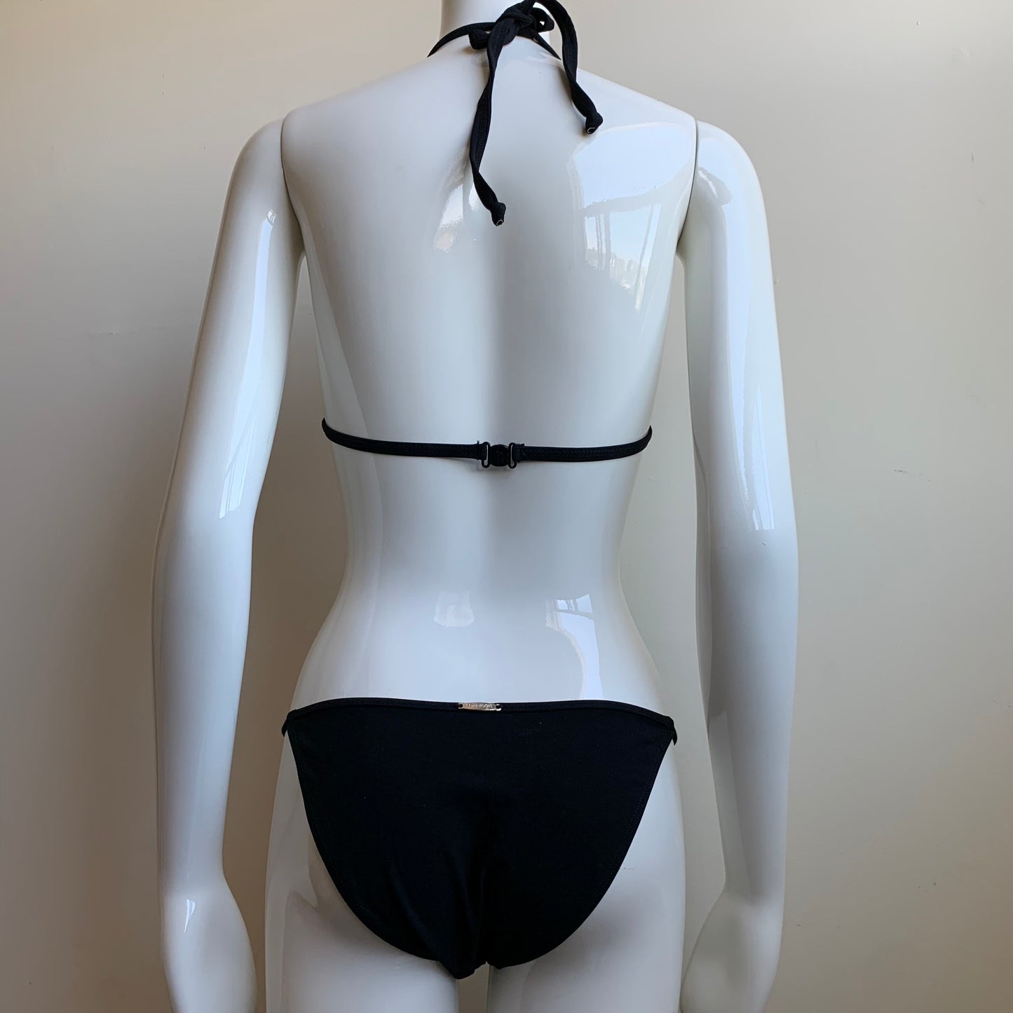 Sauvage California black shattered mirror luxury bikini set