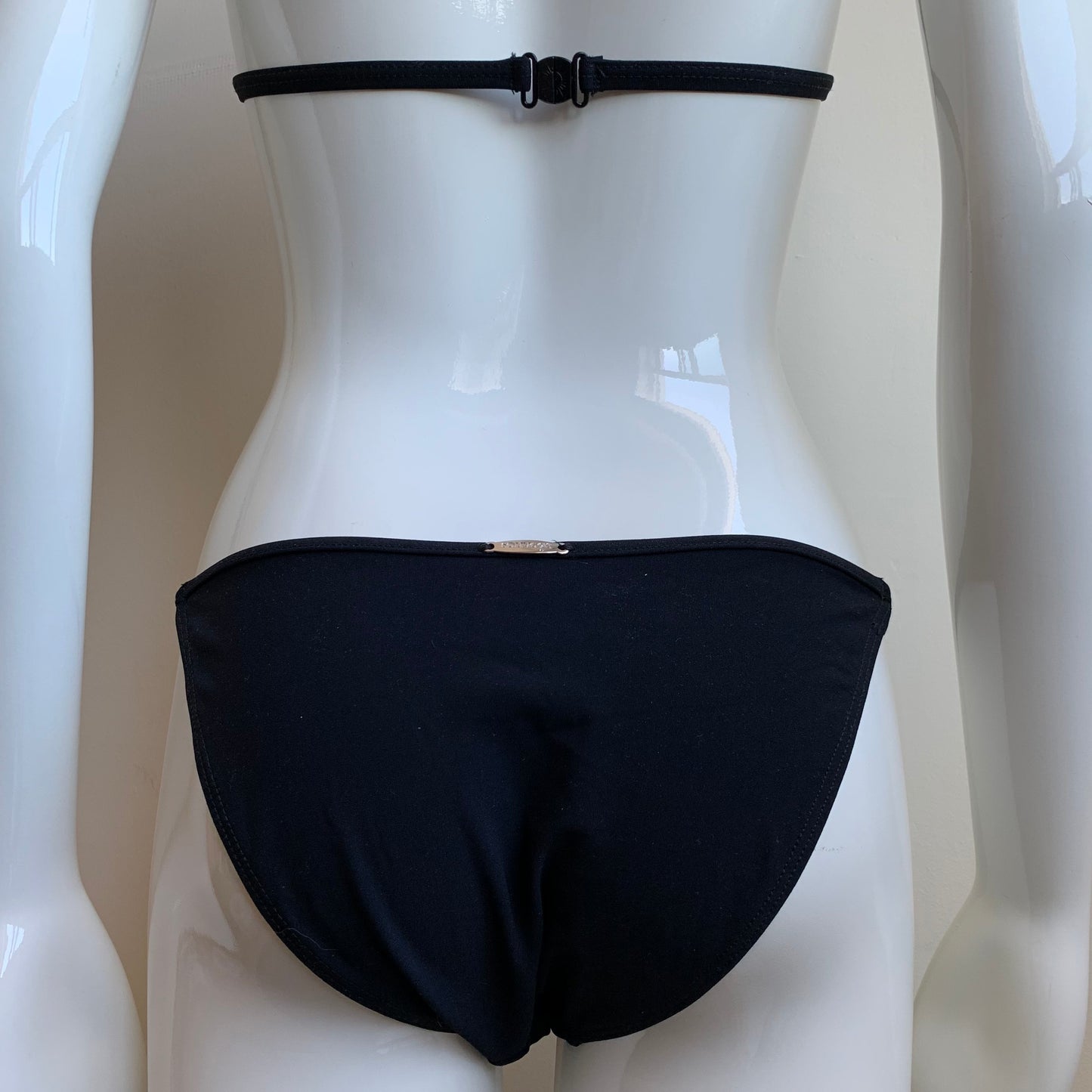 Sauvage California black shattered mirror luxury bikini set