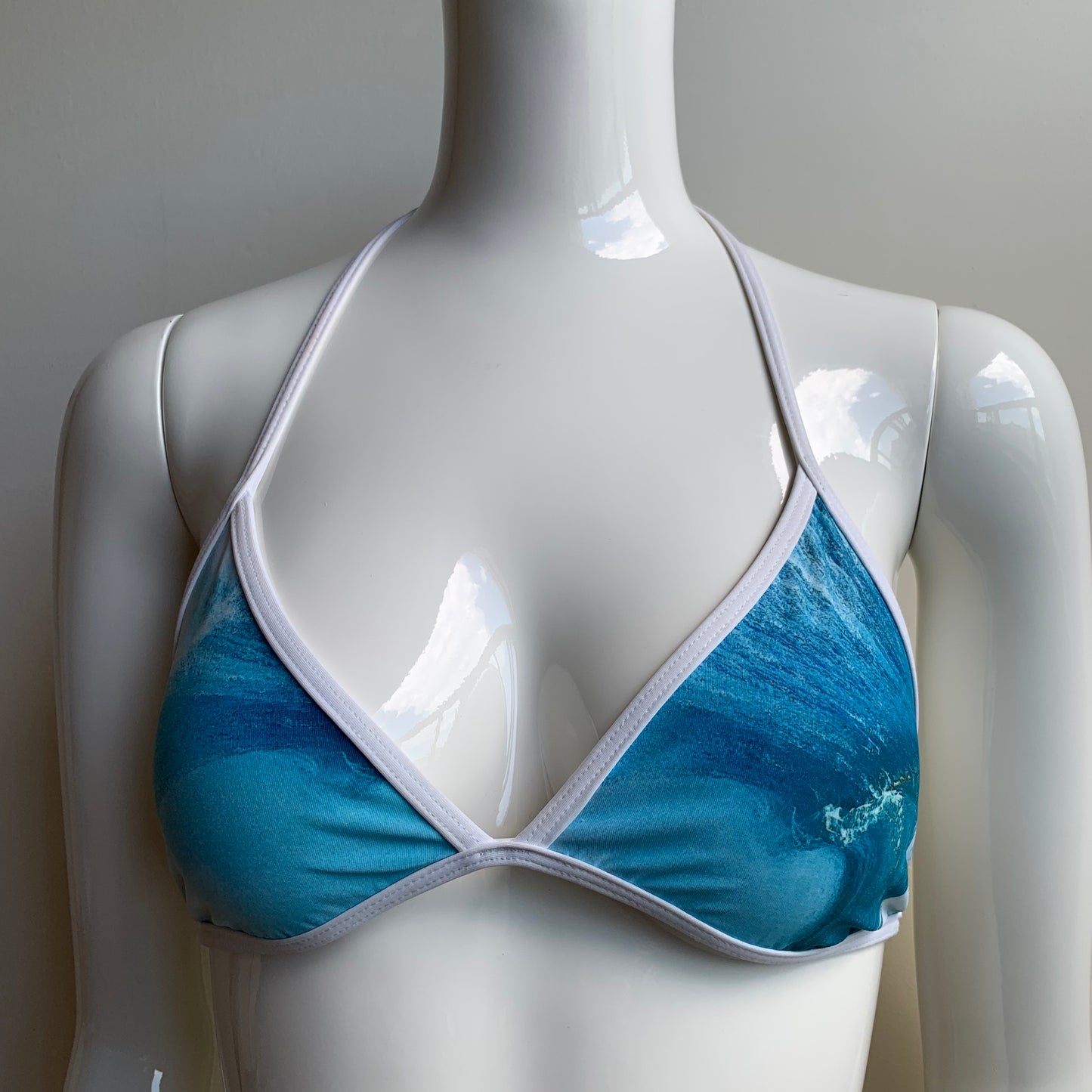 Aaron Chang blue wave reversible bikini