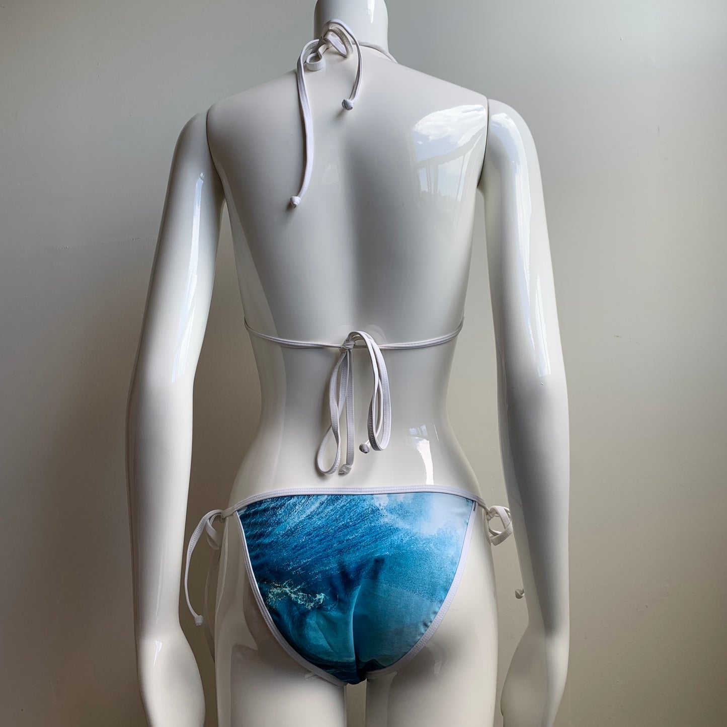 Aaron Chang blue wave reversible bikini