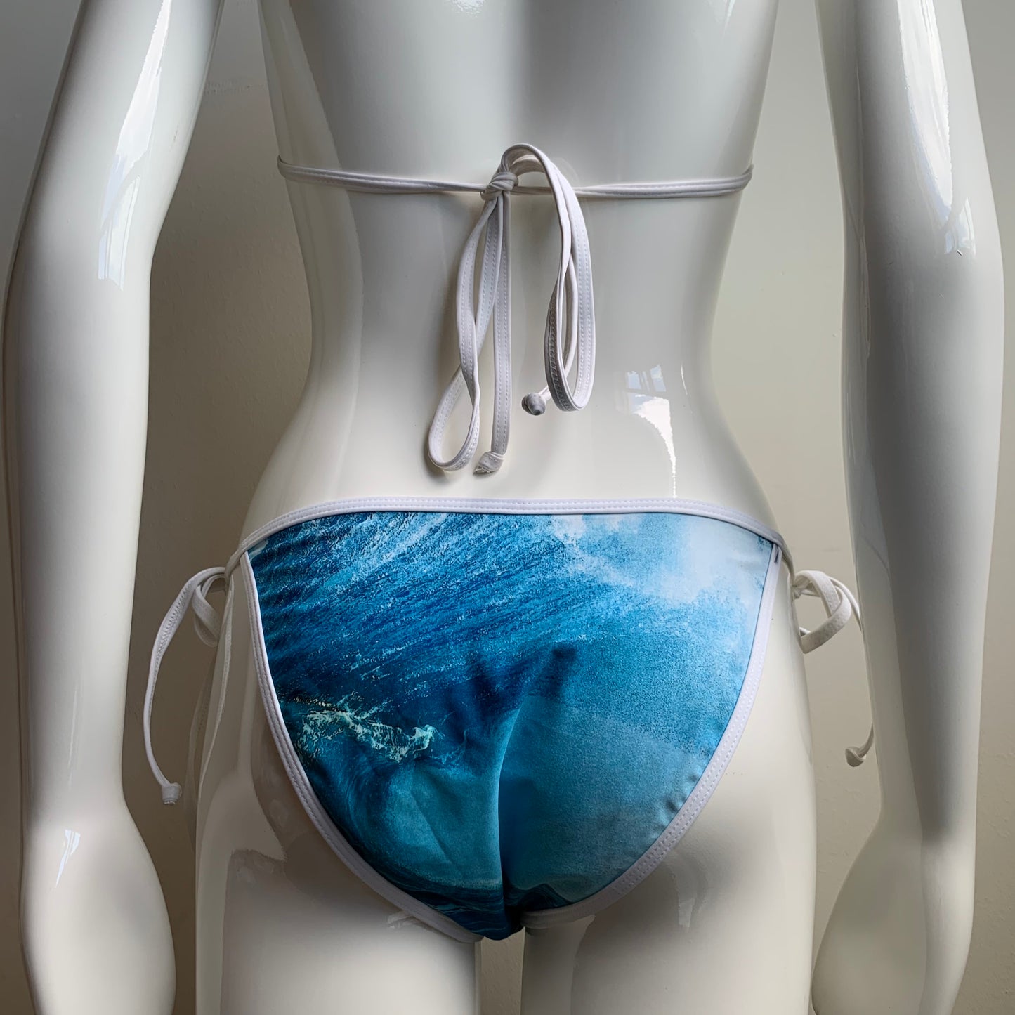Aaron Chang blue wave reversible bikini
