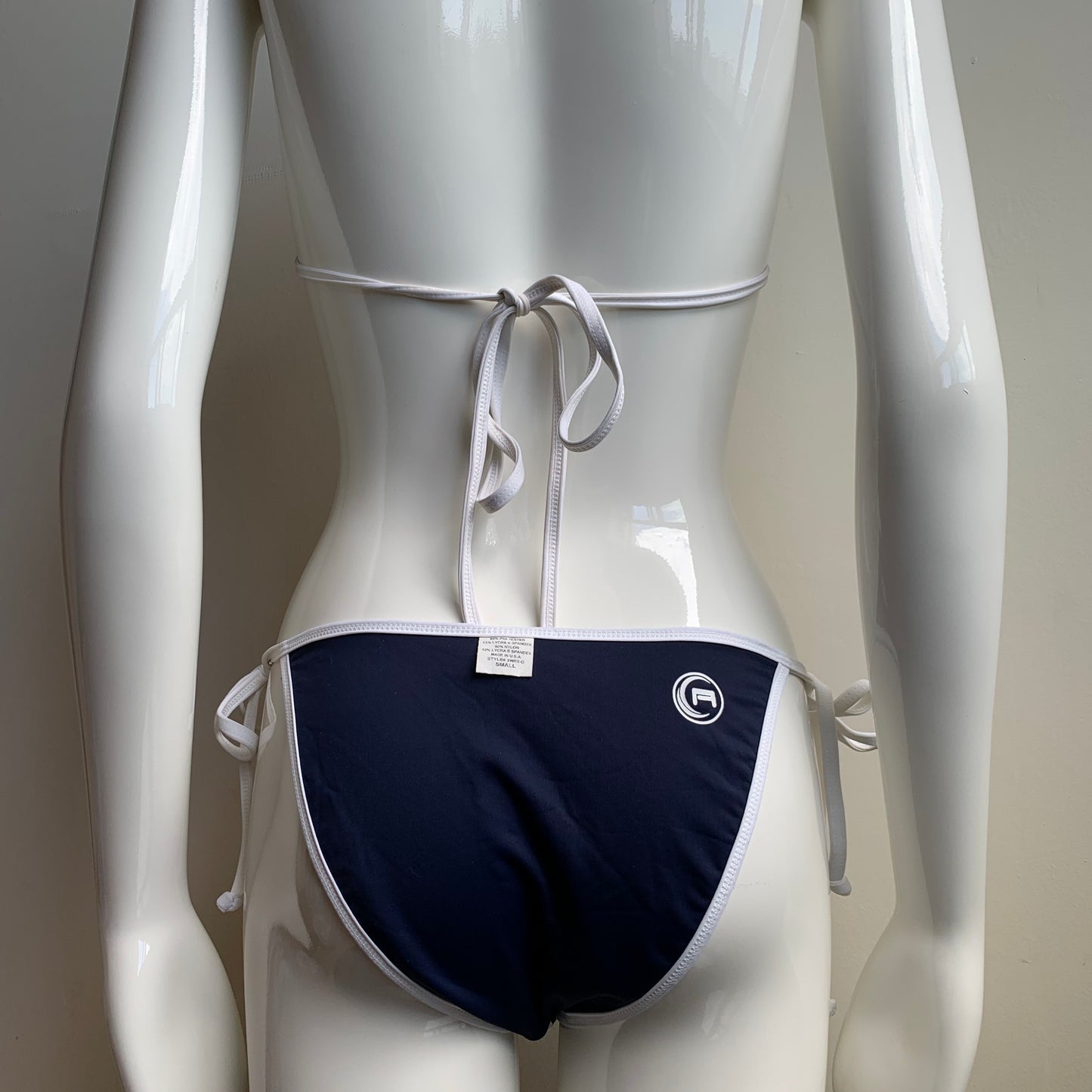 Aaron Chang blue wave reversible bikini