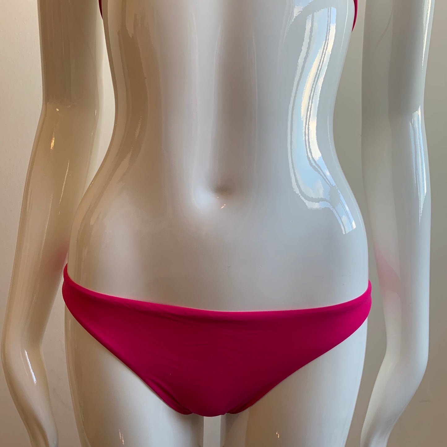 Sauvage california hot pink gold ring triangle top luxury bikini