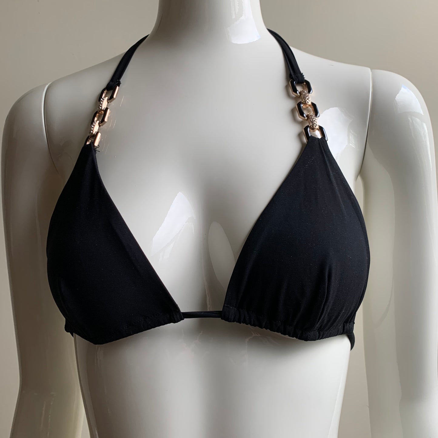 Sauvage california black crystal triangle top luxury bikini