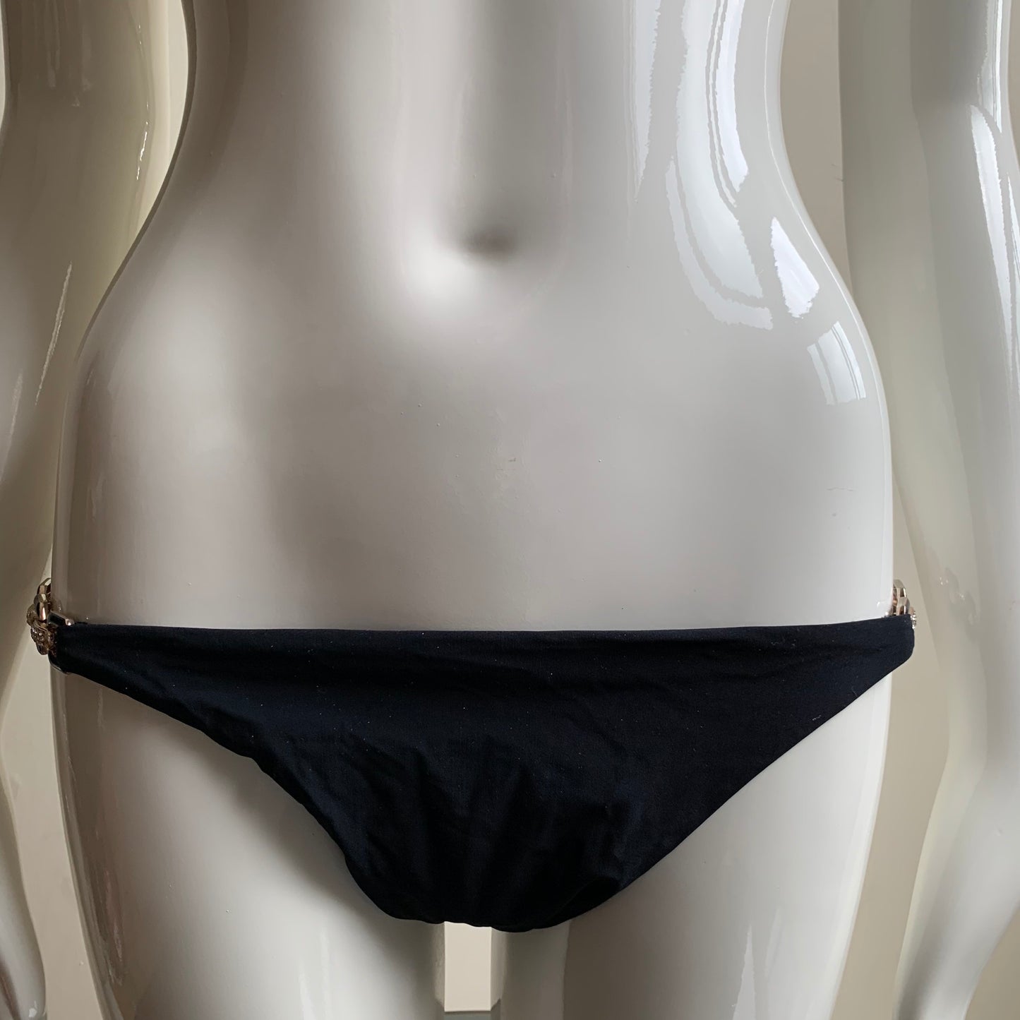 Sauvage california black crystal triangle top luxury bikini