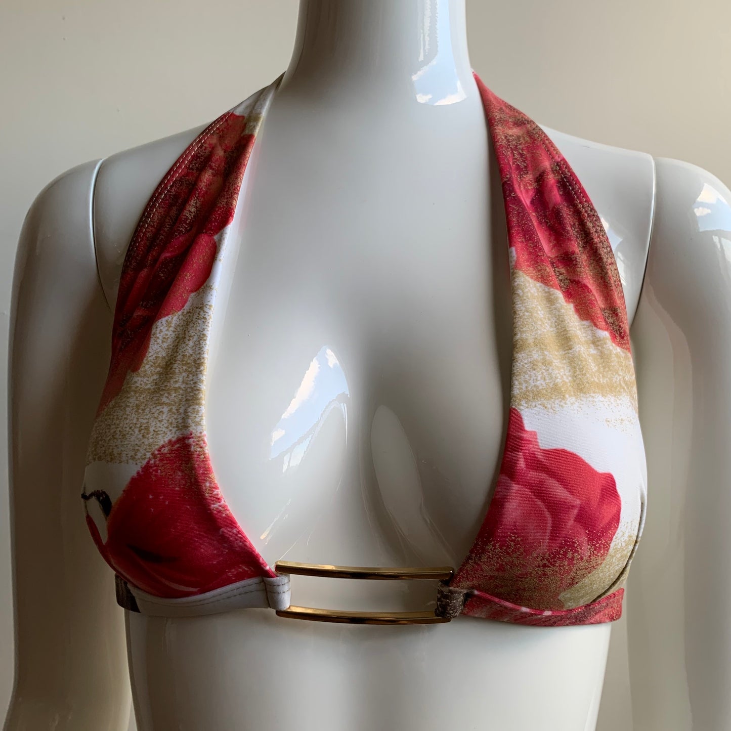 Sauvage vintage rose gold foil bikini