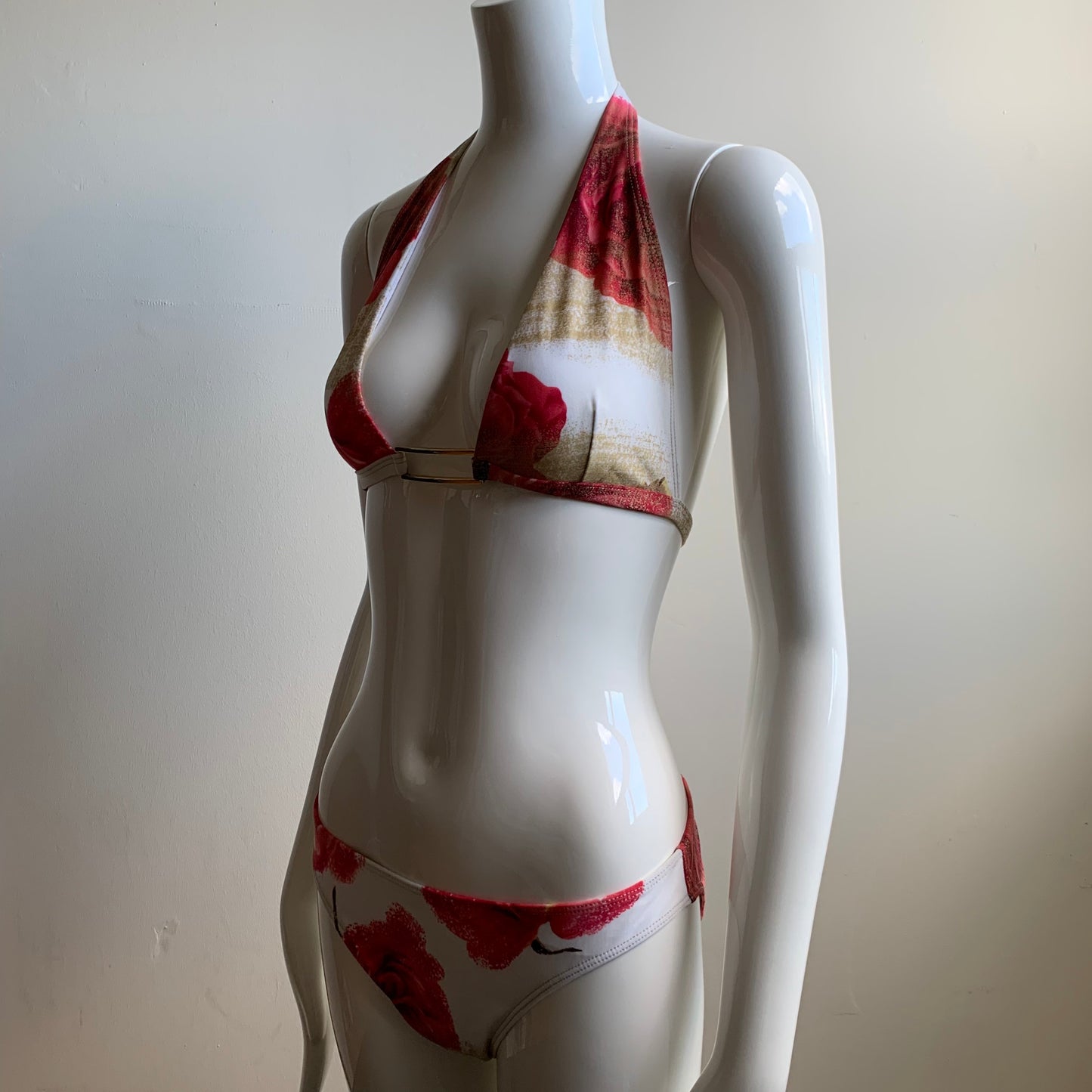 Sauvage vintage rose gold foil bikini
