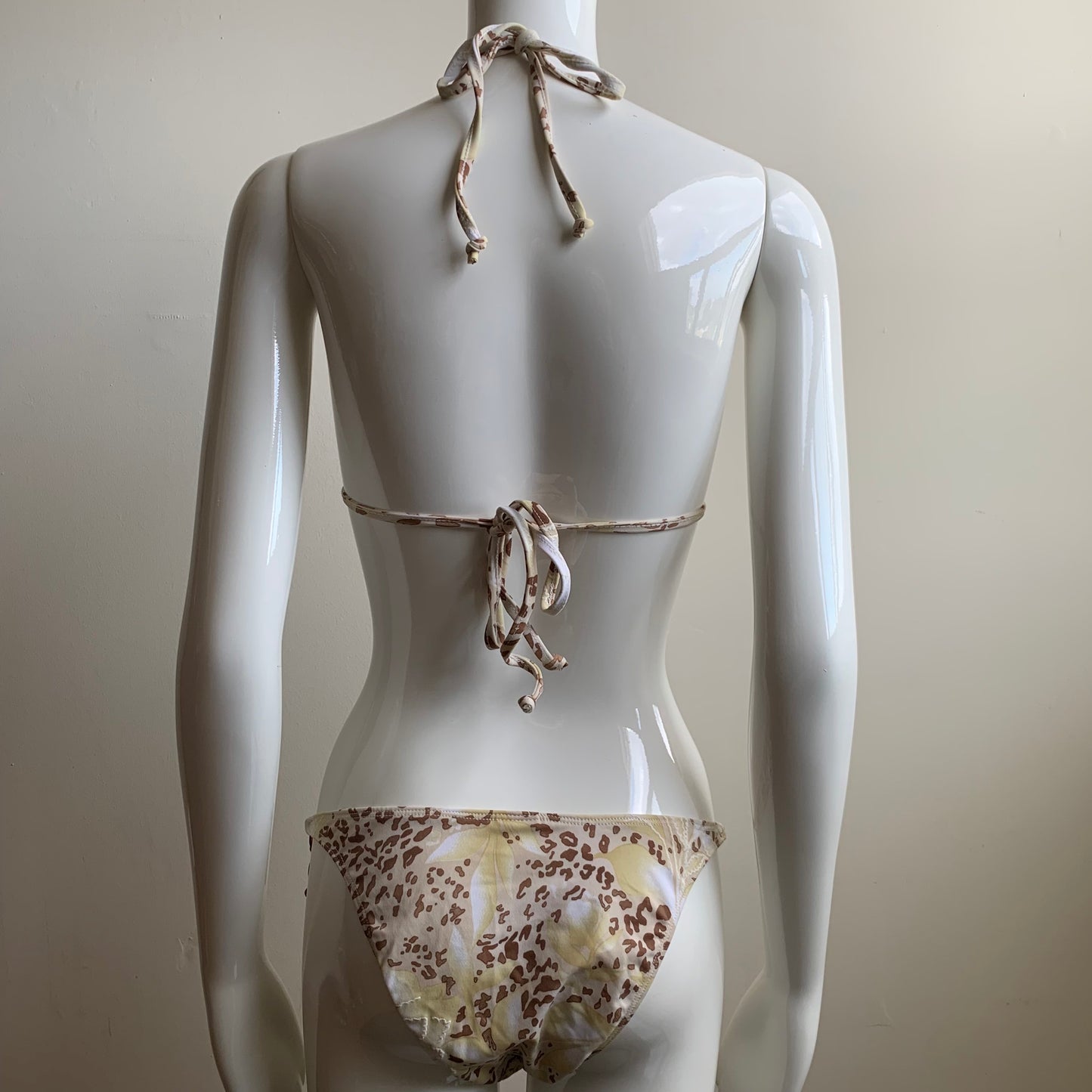 Sauvage cream beaded bikini